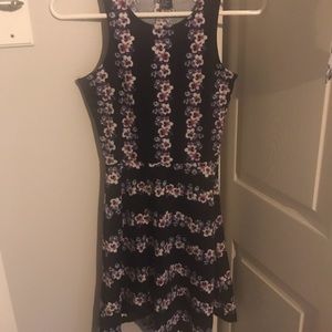 H&M black and floral dress- XS